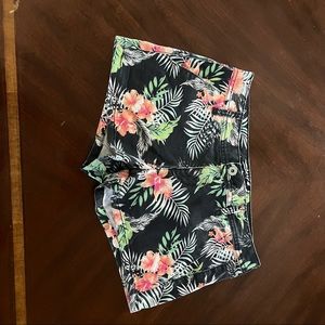 Tropical Jean shorts